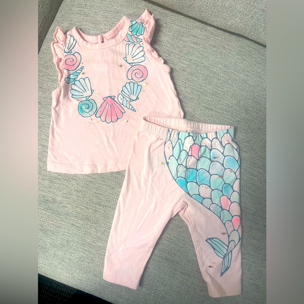 Baby Gap Mermaid set size 3-6